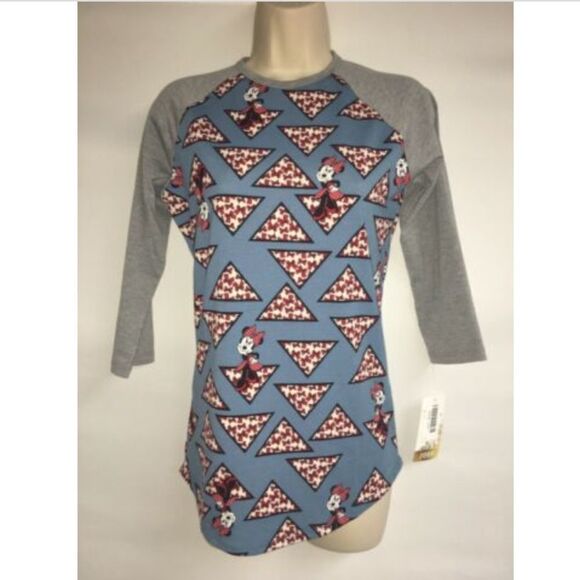 LuLaRoe Disney Randy XXS Minnie Mouse Red Bows NWT - Picture 2 of 4